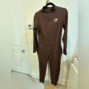 North Face X SKIMS Women's Refina Bodysuit Cocoa Worn Once Sz XL